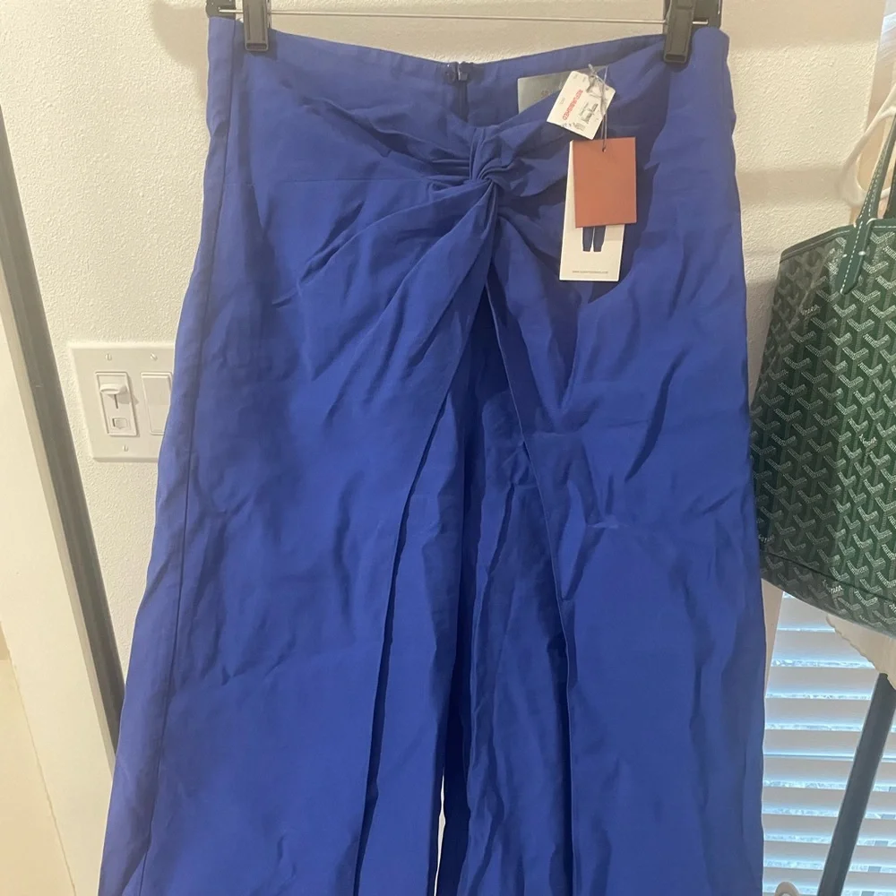 Royal Blue Silk Summer Pants! - Picture 1 of 3